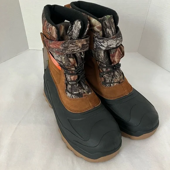 NWT Mens Ozark Trail Mens Leather Lace Up Snow Boots -25° Rating Size: 10 Men main image 4